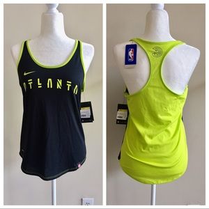 Women's Atlanta Hawks Nike Black & Lime Tank 🏀